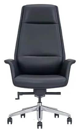 Flared Leather Highback Office Chair  - LOD