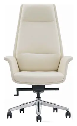 Flared Leather Highback Office Chair  - LOD