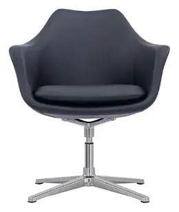 Flared Faux Leather Chair - LOD