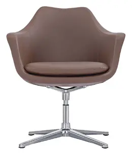 Flared Faux Leather Chair - LOD
