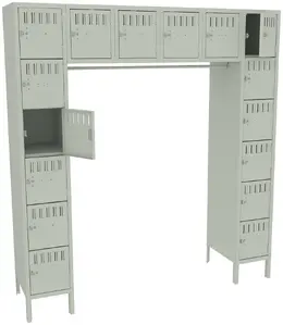 Open Frame Lockers with Legs - Standard Series