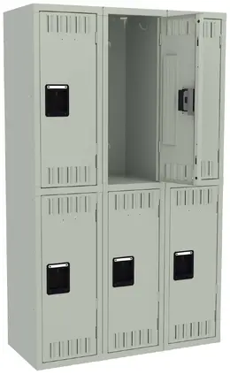 Three Double-Tier Lockers - Standard