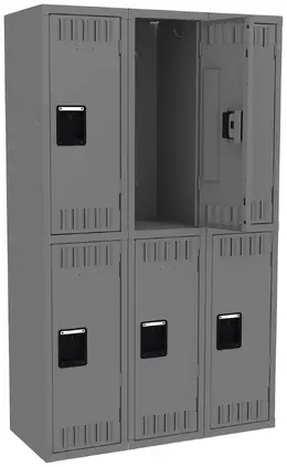 Three Double-Tier Lockers - Standard