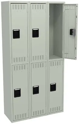 Three Double-Tier Lockers - Standard