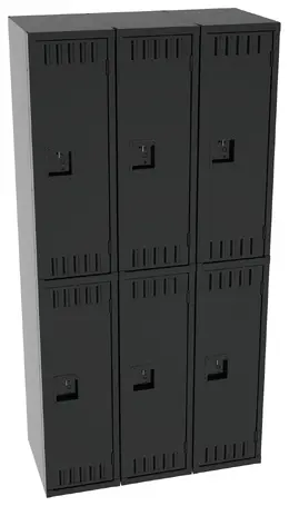 Three Double-Tier Lockers - Standard