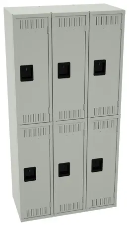 Three Double-Tier Lockers - Standard