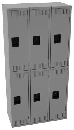 Three Double-Tier Lockers - Standard
