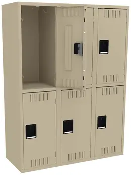 Three Double-Tier Lockers - Standard