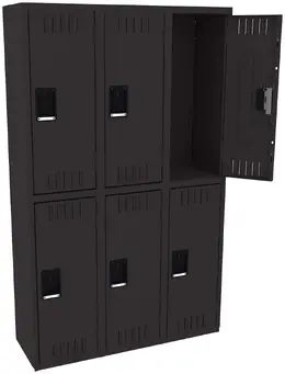 Three Double-Tier Lockers - Standard