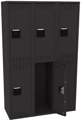 Three Double-Tier Lockers - Standard