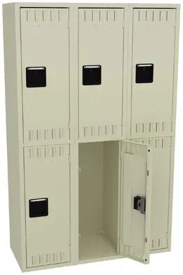 Three Double-Tier Lockers - Standard