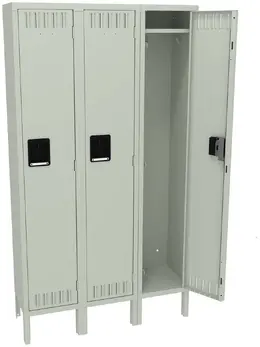 Triple Lockers with Legs - Standard