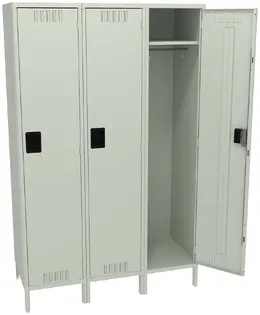 Large Triple Lockers with Legs - Standard