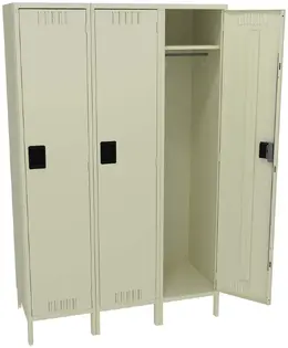 Large Triple Lockers with Legs - Standard