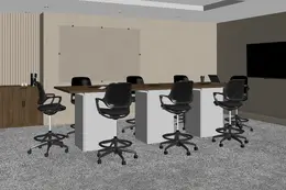 Standing Height Conference Table - PL Laminate