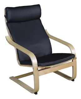 Bentwood Leather Rocking Chair - Mia