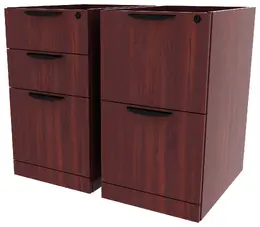 Pair of 2 & 3 Pedestal Drawers - PL Laminate