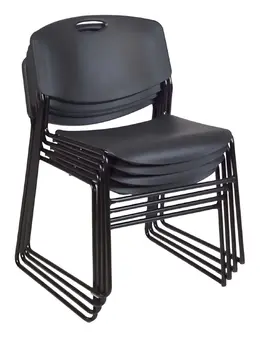 Plastic Stacking Chair - Set of 4 - Zeng Series