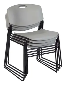 Plastic Stacking Chair - Set of 4 - Zeng Series