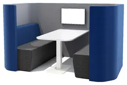 Four Person Office Pod - Soft