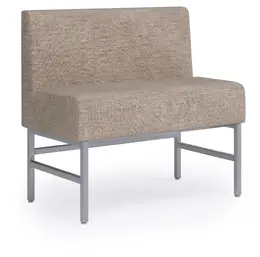 Upholstered Bench with Back - Liberty