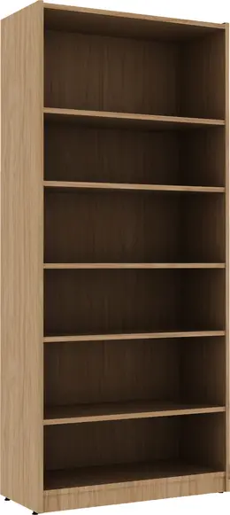 6 Shelf Bookcase - 71" Tall - PL Laminate