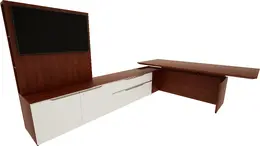 Height Adjustable L Shaped Desk - Nex