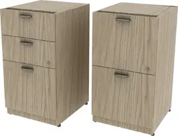 Pair of 2 & 3 Drawer Pedestals for Concept 70 Desks