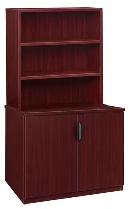 2 Door Storage Cabinet with Hutch - Legacy