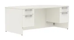 Bow Front Desk with Drawers - Concept 400E