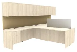 Two Person Desk with Storage - Concept 400E