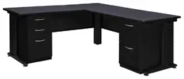L Shaped Desk with Drawers - Legacy