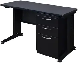 Single Pedestal Desk - Fusion
