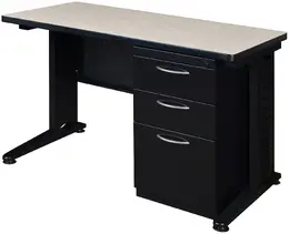 Single Pedestal Desk - Fusion