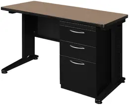 Single Pedestal Desk - Fusion