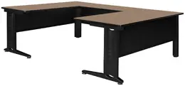 U Shaped Desk Shell - Fusion