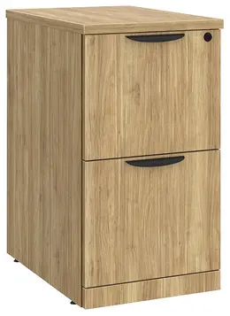 2 Drawer Mobile Pedestal - 28.25" Tall - PL Laminate