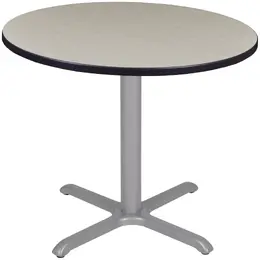 Round Table with Metal Base - Cain