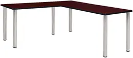 L Shaped Desk with Metal Legs - Kee
