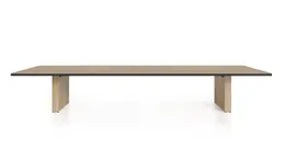 Rectangular Conference Table with Panel Base