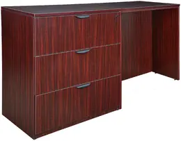 Standing Desk with File Cabinet - Legacy