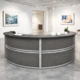 Curved Front Reception Desk - Marque 