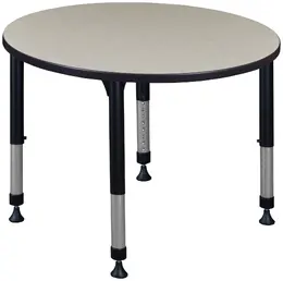 Adjustable Height Round Student Table - Kee