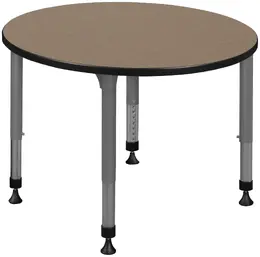 Adjustable Height Round Student Table - Kee