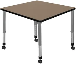 Adjustable Rolling Square Table - Kee