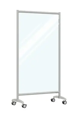 Mobile Glass Dry Erase Whiteboard - Charter