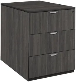 Standing Desk with Lateral File - Legacy