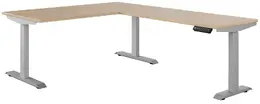L Shape Height Adjustable Desk - Elevare
