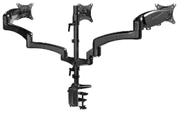 Clamp On Triple Monitor Arm