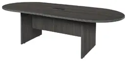 Racetrack Conference Table with Power - Amber